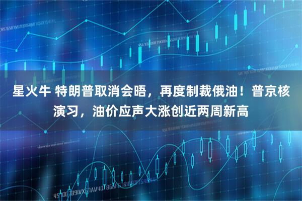 星火牛 特朗普取消会晤，再度制裁俄油！普京核演习，油价应声大涨创近两周新高