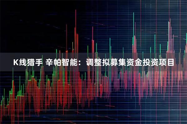 K线猎手 辛帕智能：调整拟募集资金投资项目